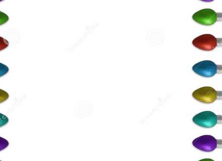 440x320 Christmas Light Bulb Clipart