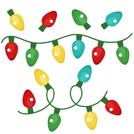 432x432 Christmas Lights Clip Art 2