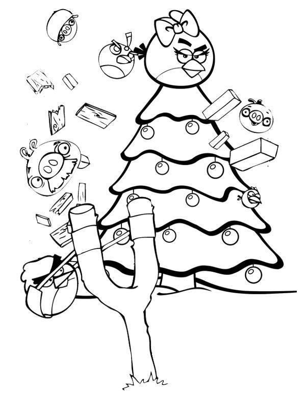 Christmas Light Coloring Page