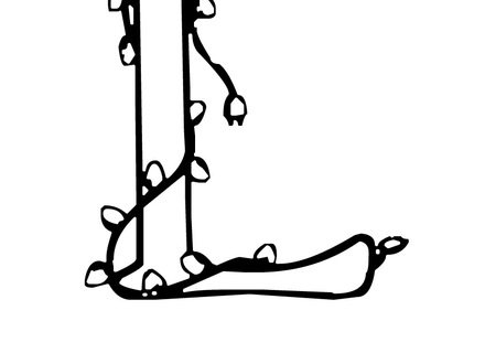 440x320 Christmas Light Template