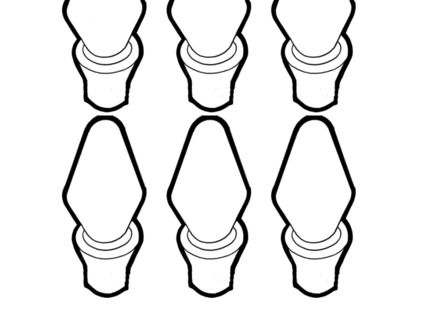 440x320 Download Christmas Bulb Coloring Pages Light Printable Ornament