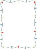 130x170 Christmas Lights Clip Art