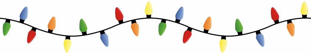 1024x180 Christmas ~ Christmas Lights Clipart Curved Light Strand Over