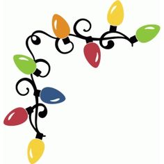 236x236 Silhouette Online Store Christmas Light Border Christmas