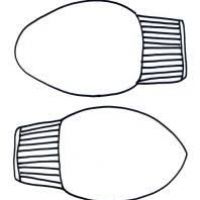 200x200 Christmas Light Outline