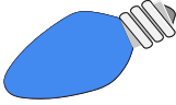 161x96 Lights Clipart Blue Christmas