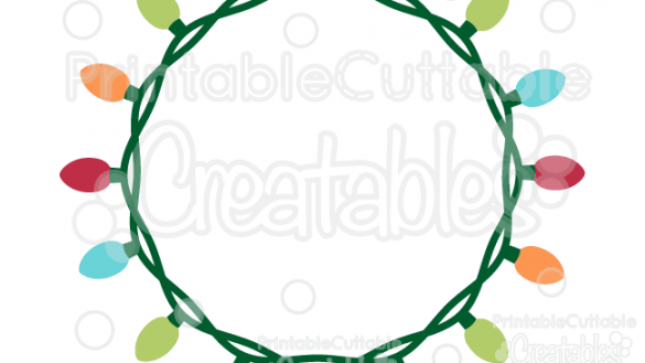 585x329 Christmas Lights Frame Chritsmas Decor