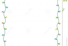 220x150 Extravagant Christmas Light Frames Lights Clipart 3 Cliparting Com