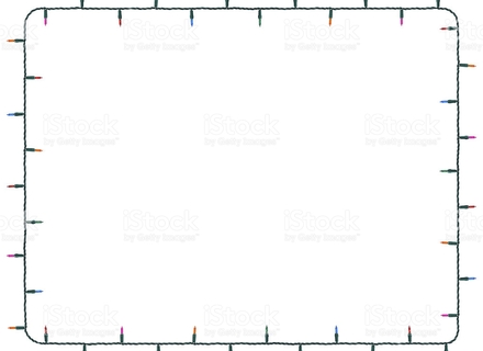 440x320 Christmas Lights Border Animations Christmas Clipart Image