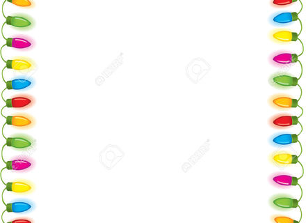 440x320 Christmas ~ Christmas Lights Clipart Border Free Clip Artages