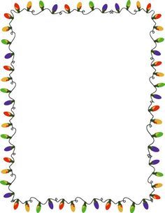 236x305 Christmas Light Border For Word Merry Christmas And Happy New