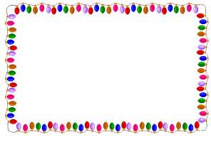 296x210 Christmas Lights Border Transparent Fun For Christmas