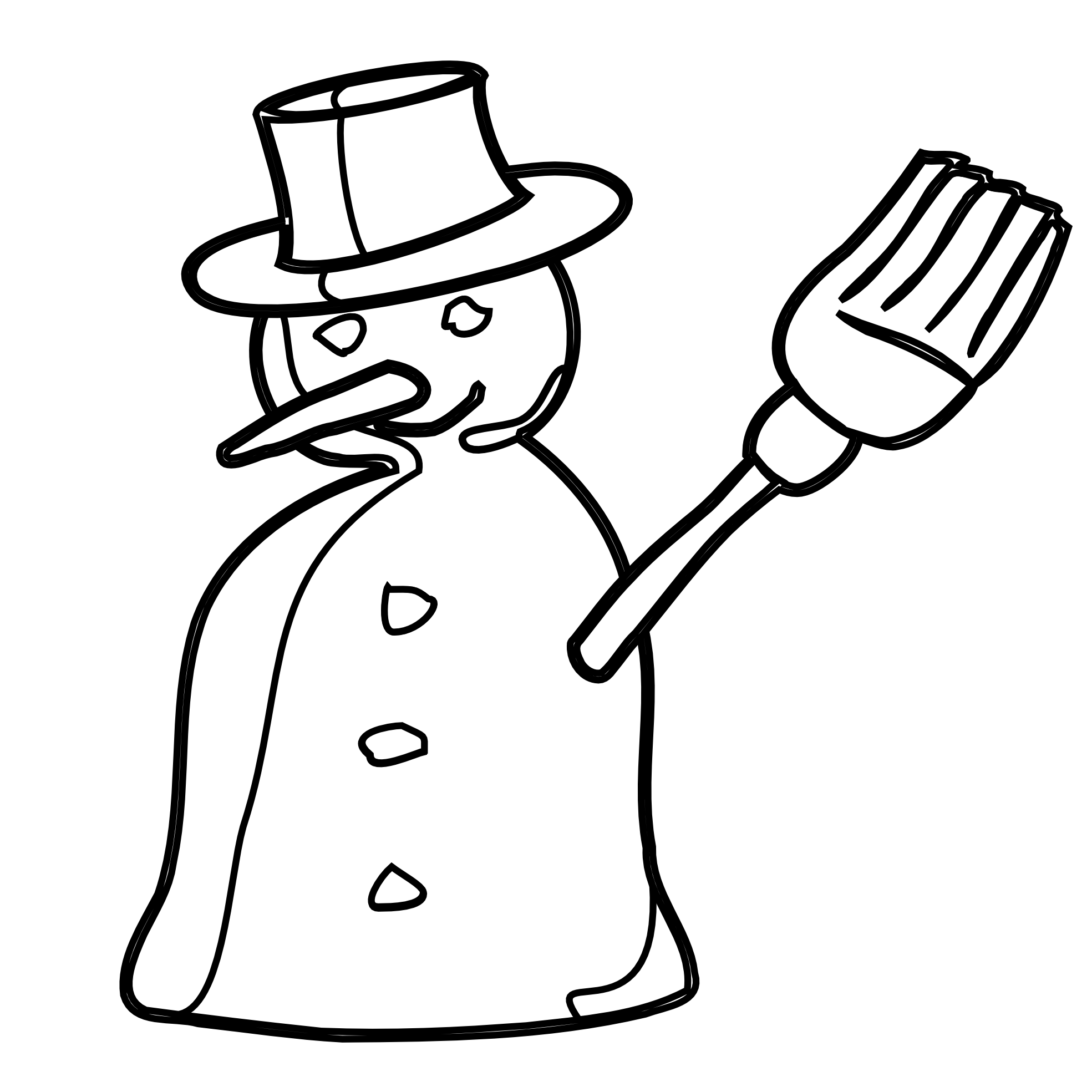 1969x1969 Christmas Lights Clipart Snowman