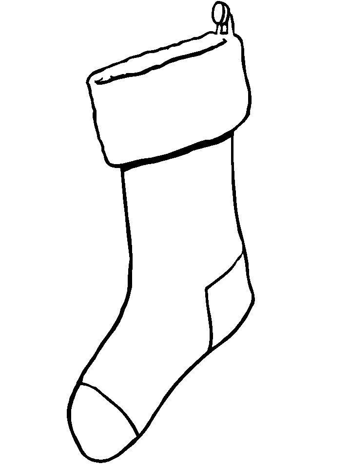 718x957 Christmas Light Christmas Stocking Drawing Merry Christmas