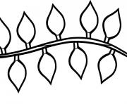 180x148 Christmas Lights Coloring Pages Free Printable