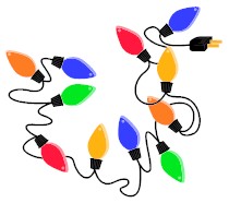 210x186 Clipart Christmas Lights Clipart