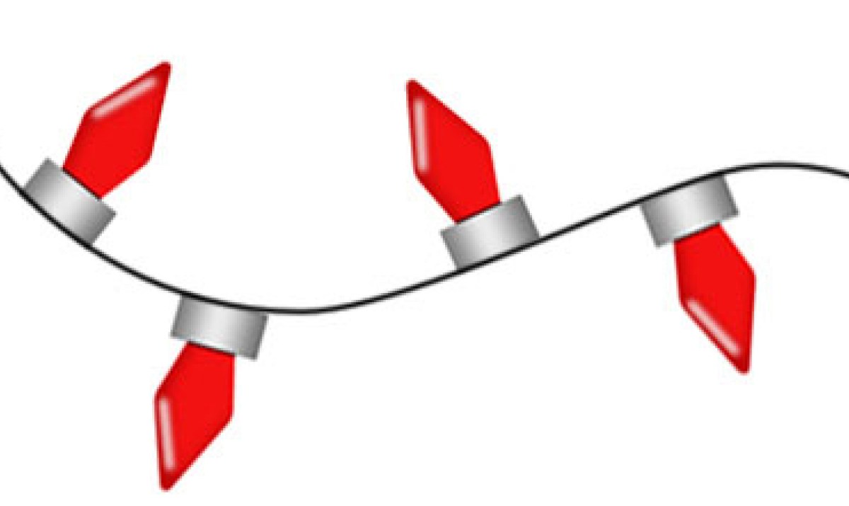 1200x715 Drawn Christmas Lights House Clipart