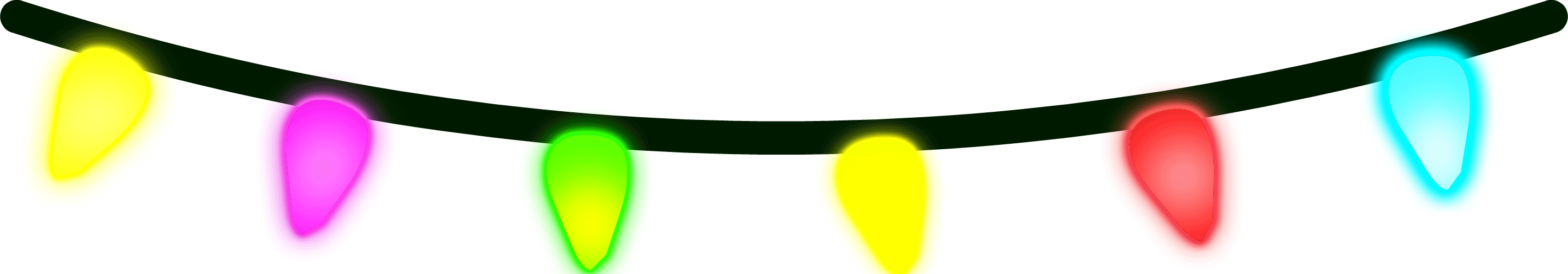 2895x505 Christmas Lights Sticker For Ios Amp Android Giphy