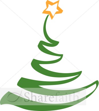 345x388 Christmas Tree Logo Clipart