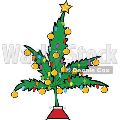 400x400 Christmas Tree Clipart Leaves
