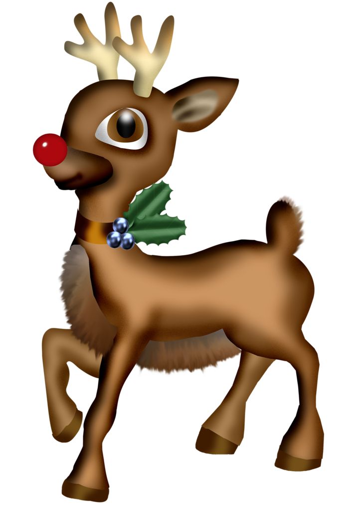 Christmas Moose Clipart