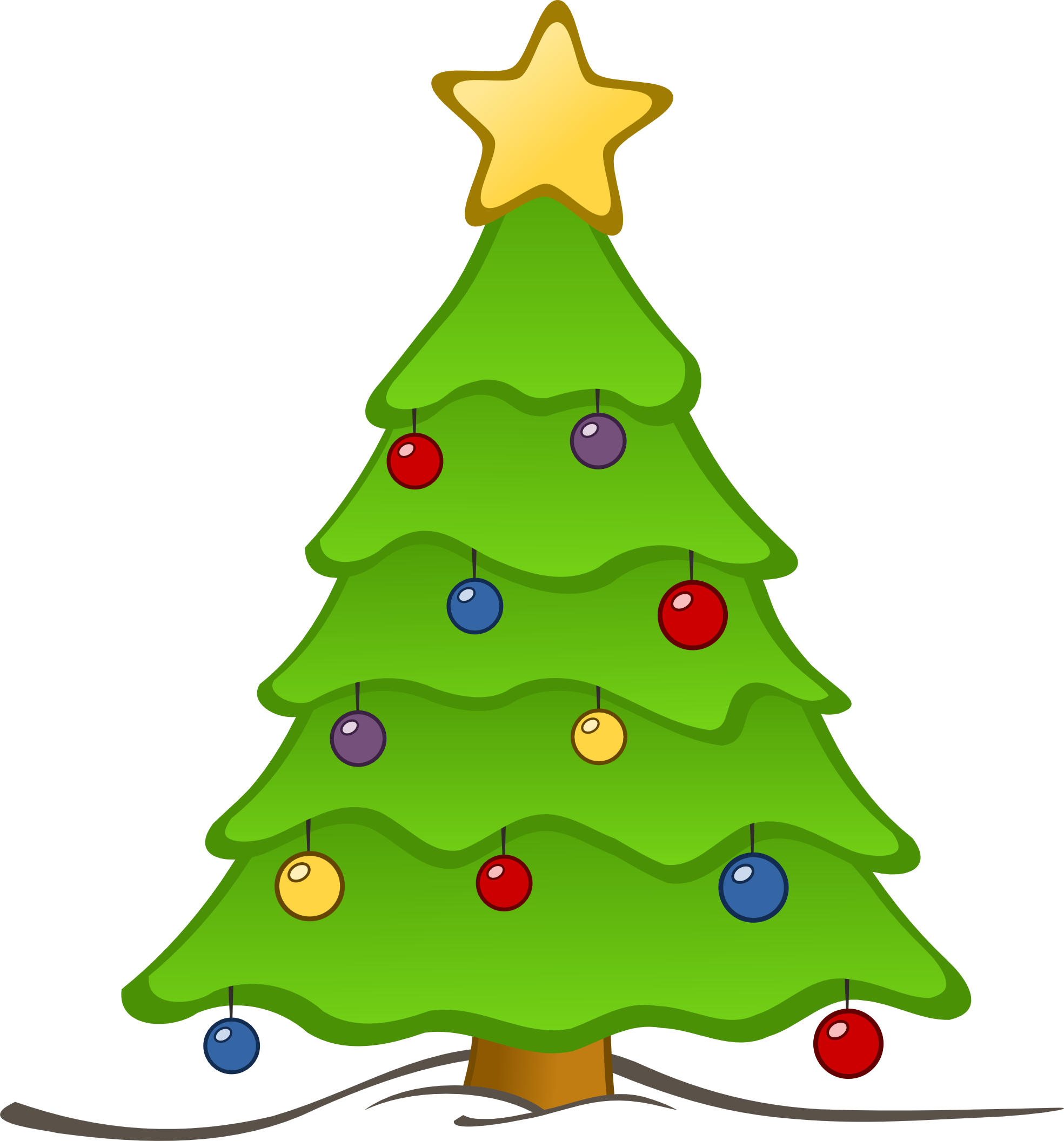 1969x2112 Xmas Tree Clipart