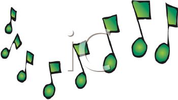 350x196 Cartoon Musical Notes Clipart