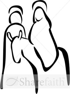 236x320 Using A Minimalistic Style, This Image Presents A Nativity Scene