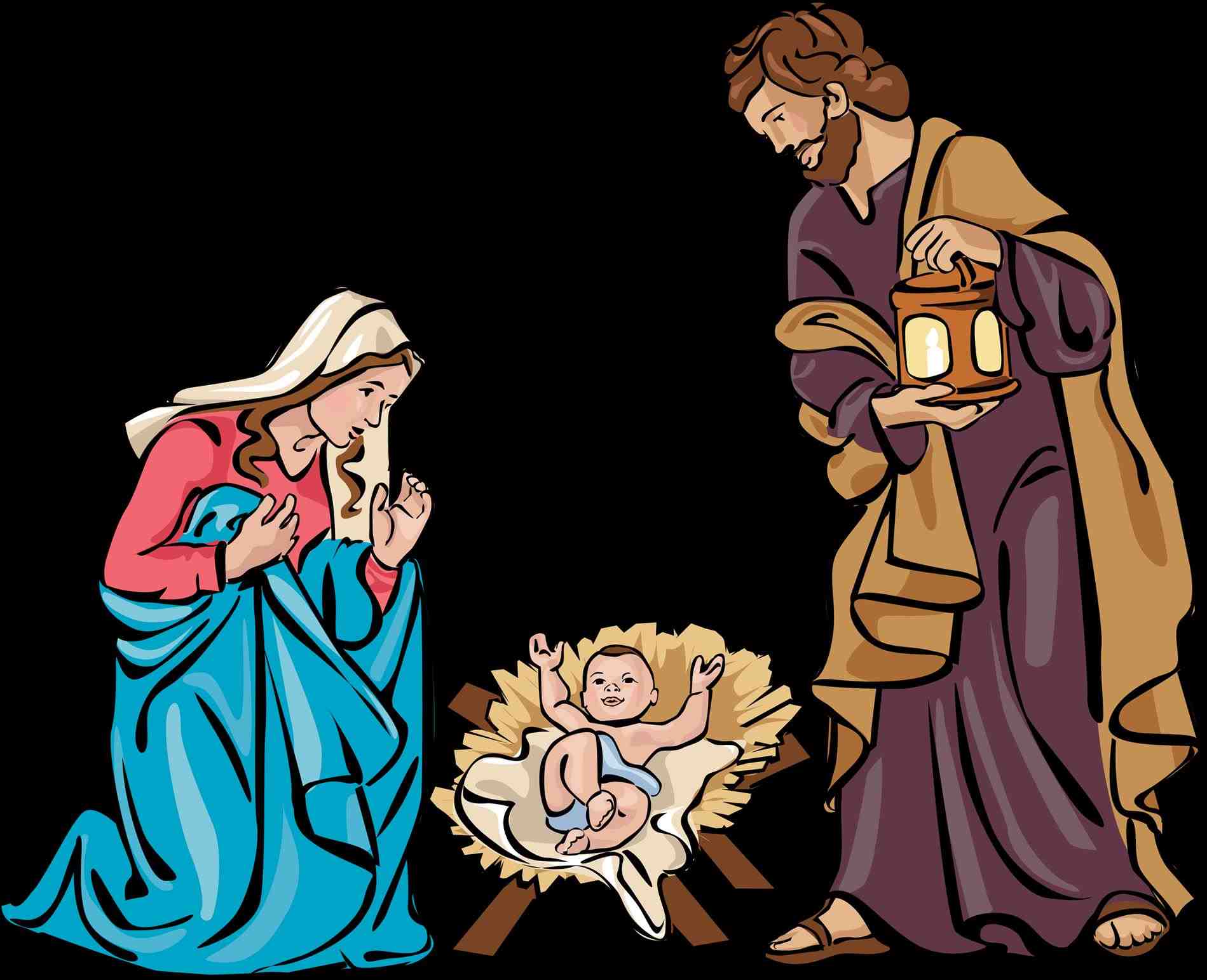Christmas Nativity Scene Clipart | Free download on ClipArtMag