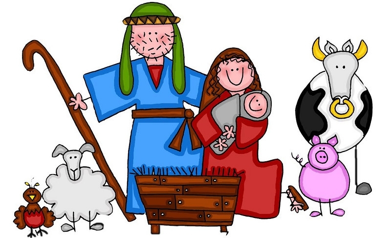 800x487 Christmas Nativity Clip Art