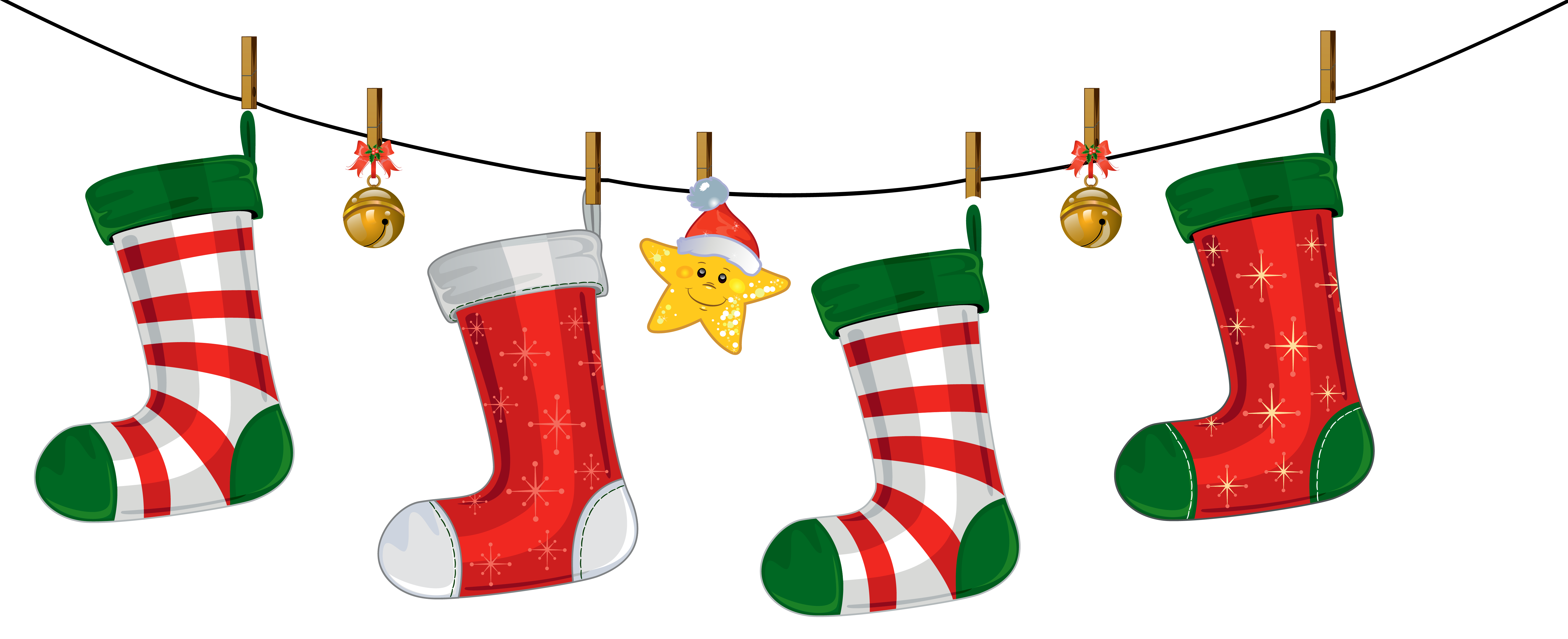 5825x2372 Chirstmas Clipart