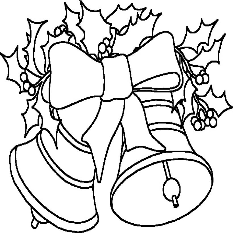 820x820 Christmas Coloring Pages Wallpaper