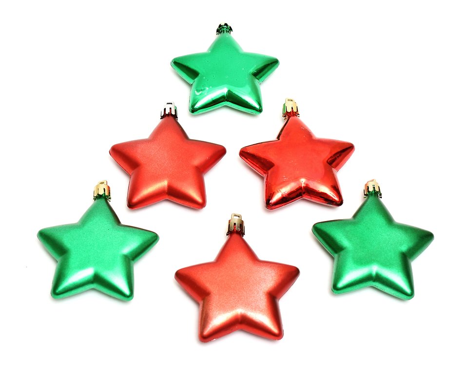 958x760 Ornaments Free Stock Photo Red And Green Star Shaped Christmas