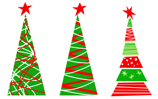 600x375 Christmas Tree In Stand Pot Clipart Vector Png