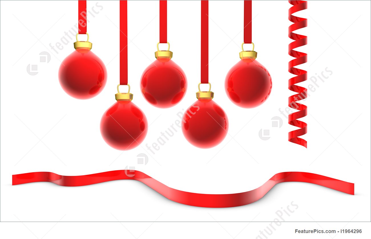 1300x840 Christmas Ornaments Illustration