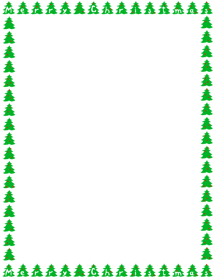 850x1100 Christian Christmas Tree Clip Art