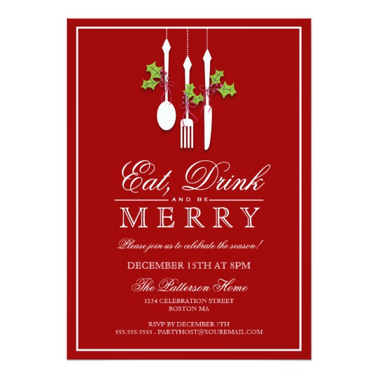 540x540 Christmas Party Cards