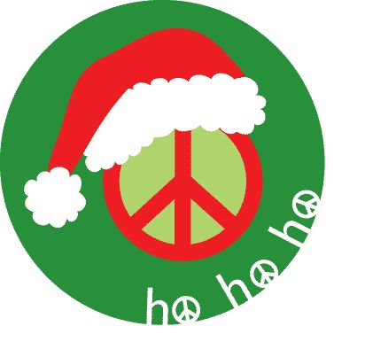 Christmas Peace Sign | Free download on ClipArtMag