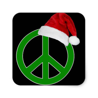 324x324 Santa Peace Sign Gifts On Zazzle