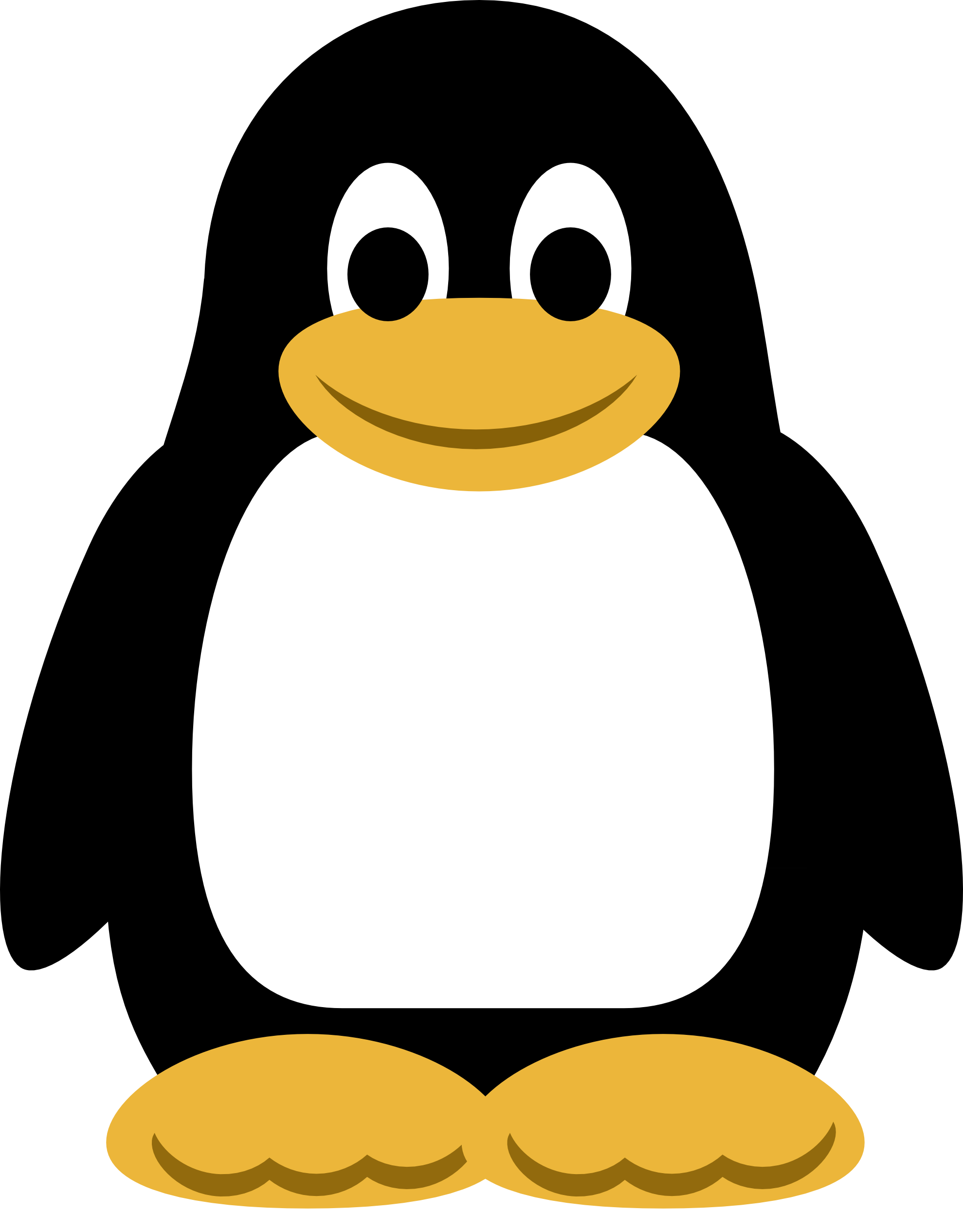 1979x2531 Christmas Penguin Black And White Clipart