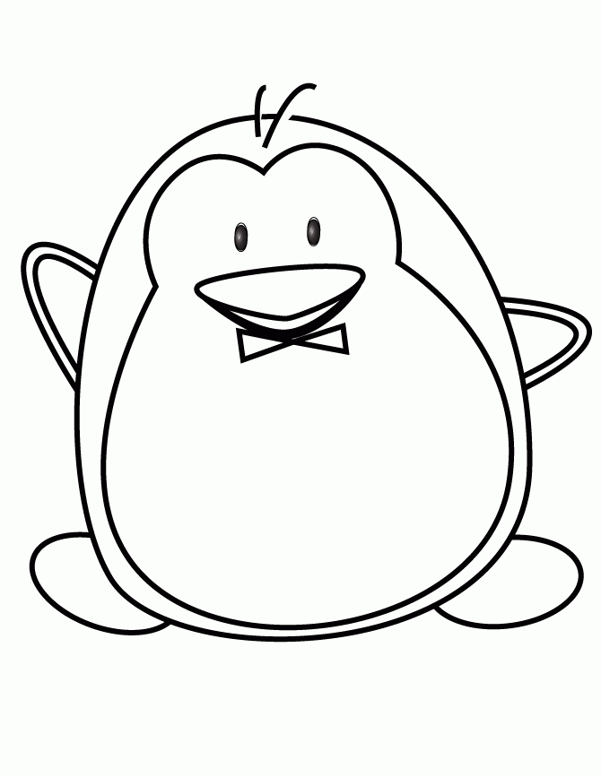 670x867 Penguin Coloring Pages For Kids Background Coloring Penguin