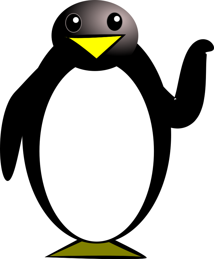 744x900 Christmas Penguin Clip Art Clipart