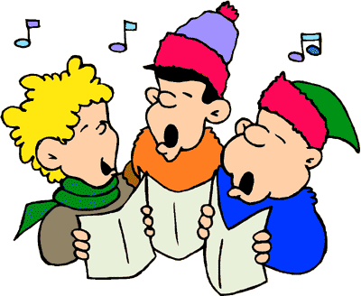 400x328 Carol Singers Clipart