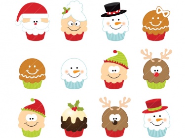 375x280 Christmas Characters Clip Art Clipart Collection