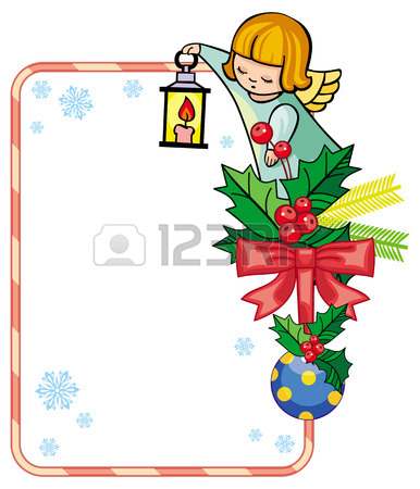 386x450 5,470 Christmas Picture Frame Stock Vector Illustration
