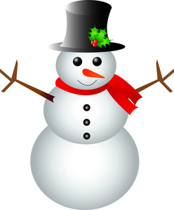 248x300 Christmas Snowman Clipart