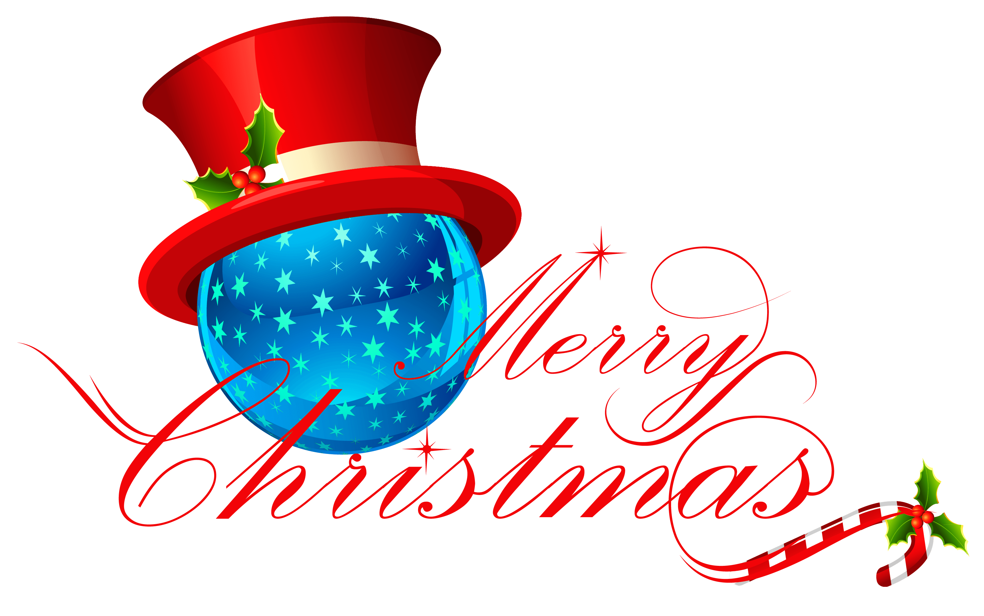 3239x2026 Merry Christmas Playful Text Transparent Png