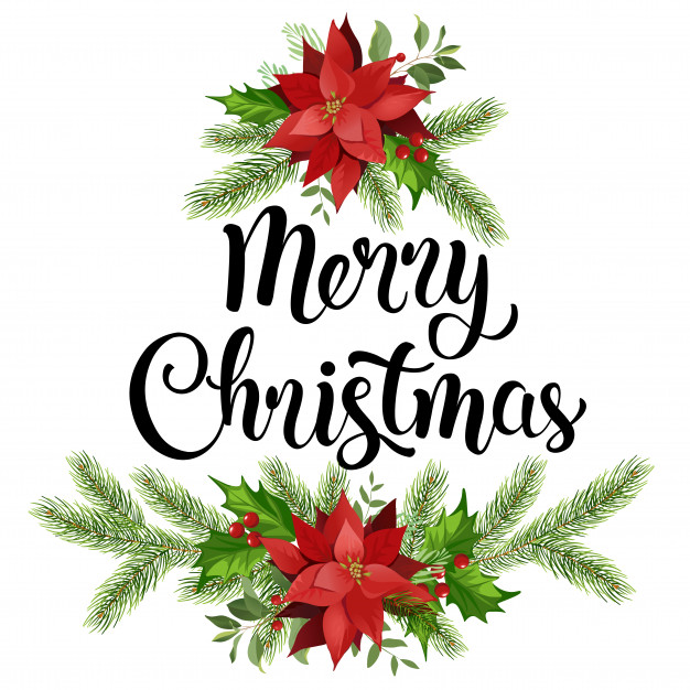 626x626 Christmas Design Composition Wreath Of Red Poinsettia And Leaves