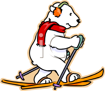350x306 Holiday Clipart Polar Bear