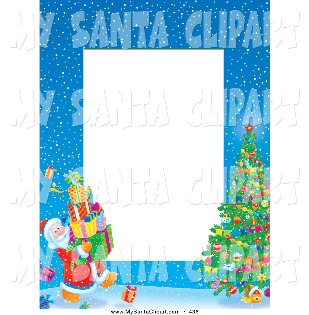1024x1044 Christmas Tree Borders Clipart